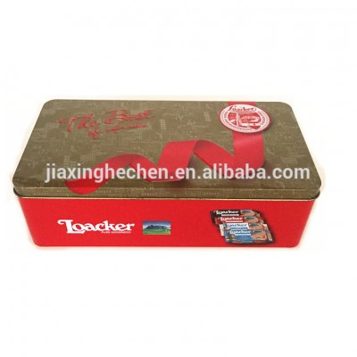 Custom rectangular tin box metal tins tin packing box