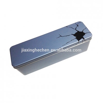 Custom logo rectangle towel tin box / metal packing tin box